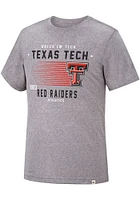 Colosseum Texas Tech Red Raiders Grey Les Triblend Short Sleeve Fashion T Shirt