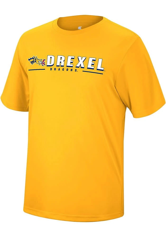 Colosseum Drexel Dragons Gold Four Leaf Short Sleeve T Shirt