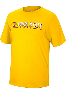 Colosseum Iowa State Cyclones Gold Four Leaf Short Sleeve T Shirt