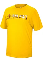 Colosseum Iowa State Cyclones Gold Four Leaf Short Sleeve T Shirt