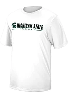 Colosseum Michigan State Spartans White Four Leaf Short Sleeve T Shirt