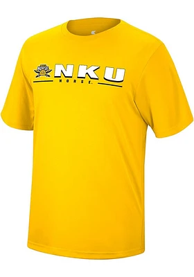 Colosseum Northern Kentucky Norse Gold Four Leaf Short Sleeve T Shirt
