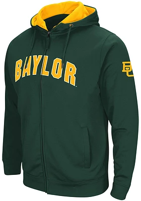 Colosseum Baylor Bears Mens Henry Fleece Long Sleeve Full Zip Jacket