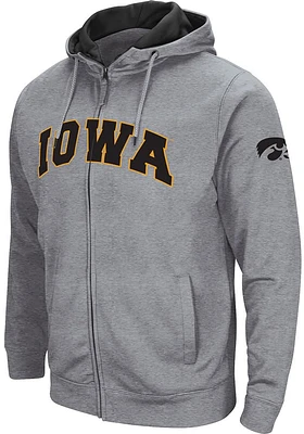 Colosseum Iowa Hawkeyes Mens Henry Fleece Long Sleeve Full Zip Jacket