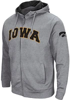 Colosseum Iowa Hawkeyes Mens Henry Fleece Long Sleeve Full Zip Jacket