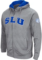 Colosseum Saint Louis Billikens Mens Henry Fleece Long Sleeve Full Zip Jacket
