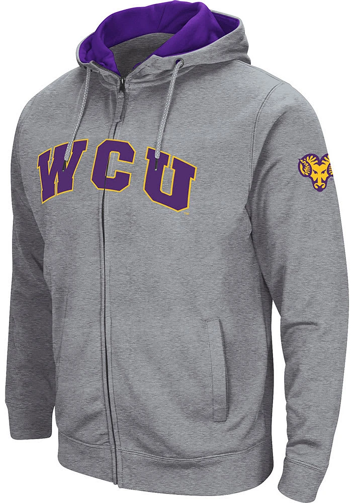 Colosseum West Chester Golden Rams Mens Henry Fleece Long Sleeve Full Zip Jacket