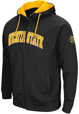 Colosseum Wichita State Shockers Mens Henry Fleece Long Sleeve Full Zip Jacket