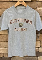 Colosseum Kutztown University Grey Alumni Number One Short Sleeve T Shirt