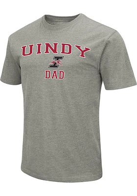 Colosseum Indianapolis Greyhounds Grey Dad Number One Short Sleeve T Shirt