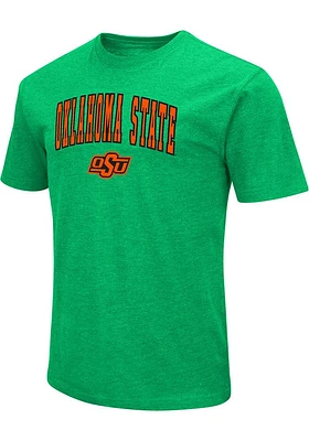 Colosseum Oklahoma State Cowboys Kelly Green Arch Field Short Sleeve T Shirt