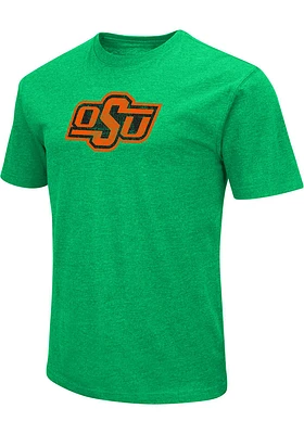 Colosseum Oklahoma State Cowboys Kelly Green Primary Playbook Short Sleeve T Shirt