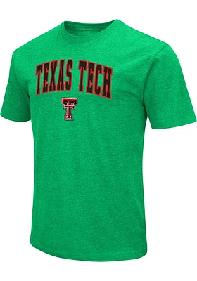 Colosseum Texas Tech Red Raiders Kelly Green Arch Field Short Sleeve T Shirt