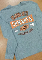Colosseum Oklahoma State Cowboys Grey Ralphi Long Sleeve T Shirt