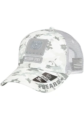 Colosseum Missouri State Bears OHT American Hero Trucker Adjustable Hat - White
