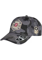 Colosseum Indiana Hoosiers OHT Deep Six Structured Adjustable Hat - Grey