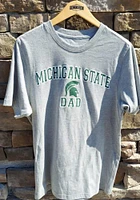 Colosseum Michigan State Spartans Grey No1 Graphic Dad Short Sleeve T Shirt