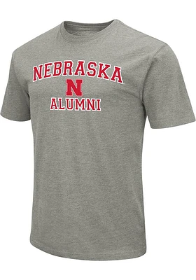 Colosseum Nebraska Cornhuskers Grey Alumni Short Sleeve T Shirt
