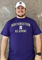 Colosseum Northwestern Wildcats Purple Alumni Classic Short Sleeve T Shirt
