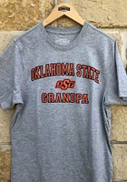Colosseum Oklahoma State Cowboys Grey No1 Graphic Grandpa Short Sleeve T Shirt