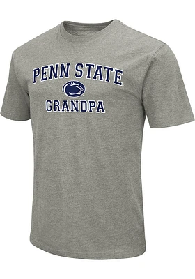 Colosseum Penn State Nittany Lions Grey No1 Graphic Grandpa Short Sleeve T Shirt