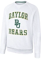 Colosseum Baylor Bears Mens Reggie Long Sleeve Crew Sweatshirt