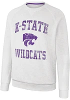 Colosseum K-State Wildcats Mens Reggie Long Sleeve Crew Sweatshirt