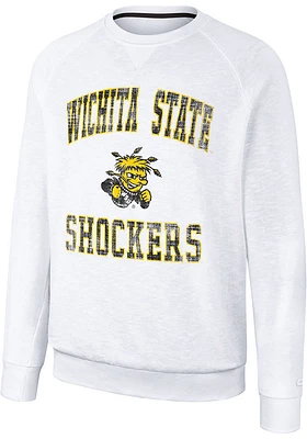 Colosseum Wichita State Shockers Mens Reggie Long Sleeve Crew Sweatshirt