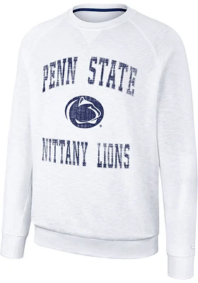 Colosseum Penn State Nittany Lions Mens Reggie Long Sleeve Crew Sweatshirt