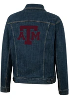 Wrangler Texas A&M Aggies Mens Blue Retro Denim Light Weight Jacket