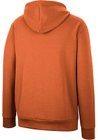 Wrangler Texas Longhorns Mens Burnt Orange Rope Long Sleeve Hoodie