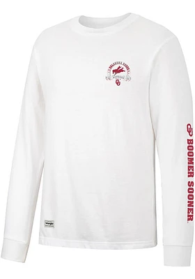 Wrangler Oklahoma Sooners White Rodeo Long Sleeve T Shirt