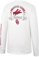 Wrangler Oklahoma Sooners White Rodeo Long Sleeve T Shirt