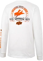 Wrangler Oklahoma State Cowboys White Rodeo Long Sleeve T Shirt