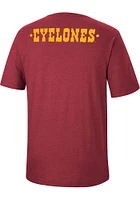 Wrangler Iowa State Cyclones Cardinal Team Short Sleeve Fashion T Shirt