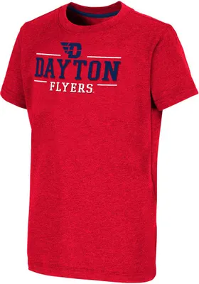 Colosseum Dayton Flyers Youth Red Toontown Short Sleeve T-Shirt