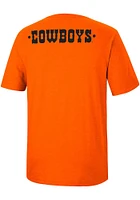 Wrangler Oklahoma State Cowboys Orange Team Short Sleeve Fashion T Shirt