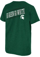 Colosseum Michigan State Spartans Youth Green Toontown Short Sleeve T-Shirt