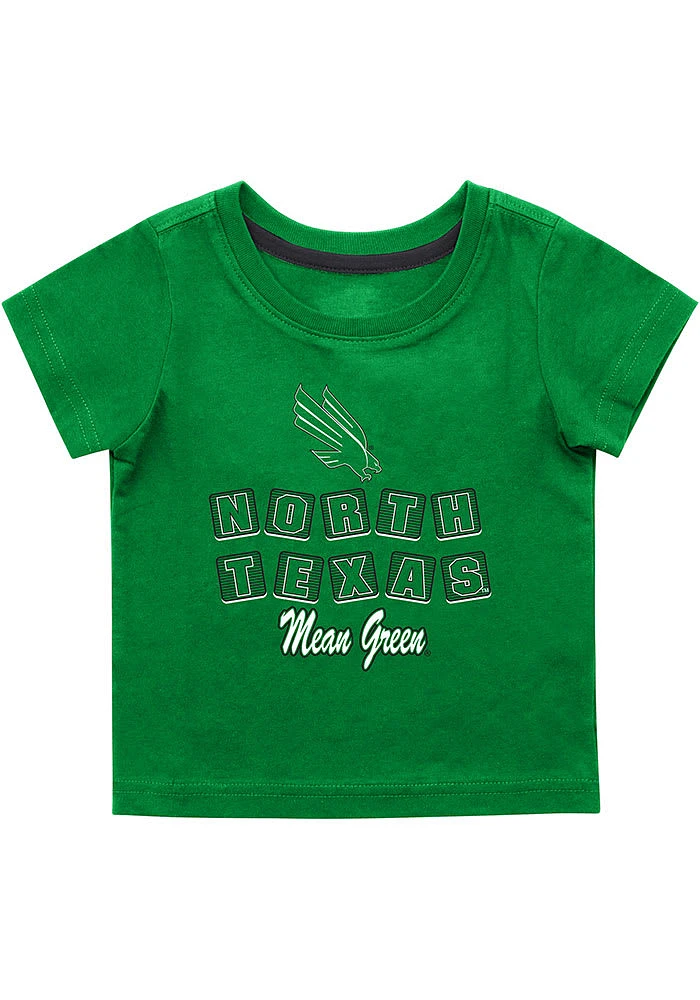 Colosseum North Texas Mean Green Infant Roger Short Sleeve T-Shirt Kelly