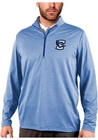 Antigua Creighton Bluejays Mens Blue Rally Long Sleeve Qtr Zip Pullover