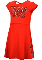 Colosseum Texas Tech Red Raiders Toddler Girls Merry Go Round Short Sleeve Dress