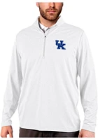 Antigua Kentucky Wildcats Mens Rally Long Sleeve Qtr Zip Pullover