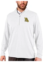 Antigua Missouri Western Griffons Mens White Rally Long Sleeve Qtr Zip Pullover