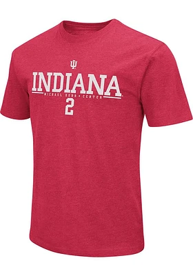 Michael Durr Indiana Hoosiers Cardinal Basketball Short Sleeve Player T Shirt