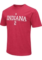 Michael Durr Indiana Hoosiers Cardinal Basketball Short Sleeve Player T Shirt