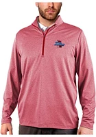 Antigua Tulsa Golden Hurricane Mens Rally Long Sleeve Qtr Zip Pullover