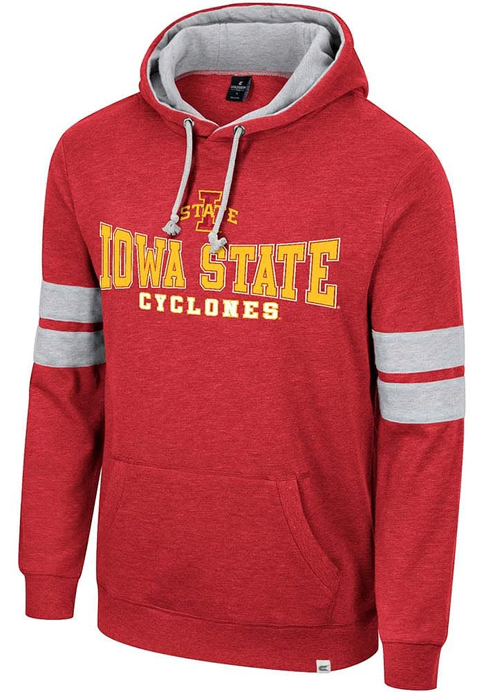 Colosseum Iowa State Cyclones Mens Cardinal Love To Hear This Long Sleeve Hoodie