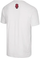 Colosseum Arkansas Razorbacks White Crane Short Sleeve T Shirt