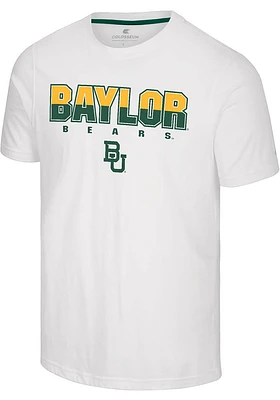 Colosseum Baylor Bears White Crane Short Sleeve T Shirt
