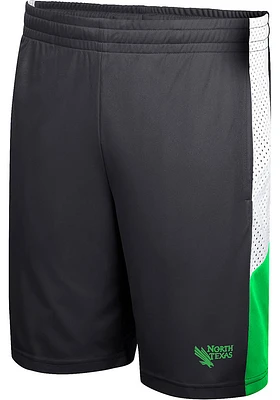 Colosseum North Texas Mean Green Mens Black Very Thorough Shorts